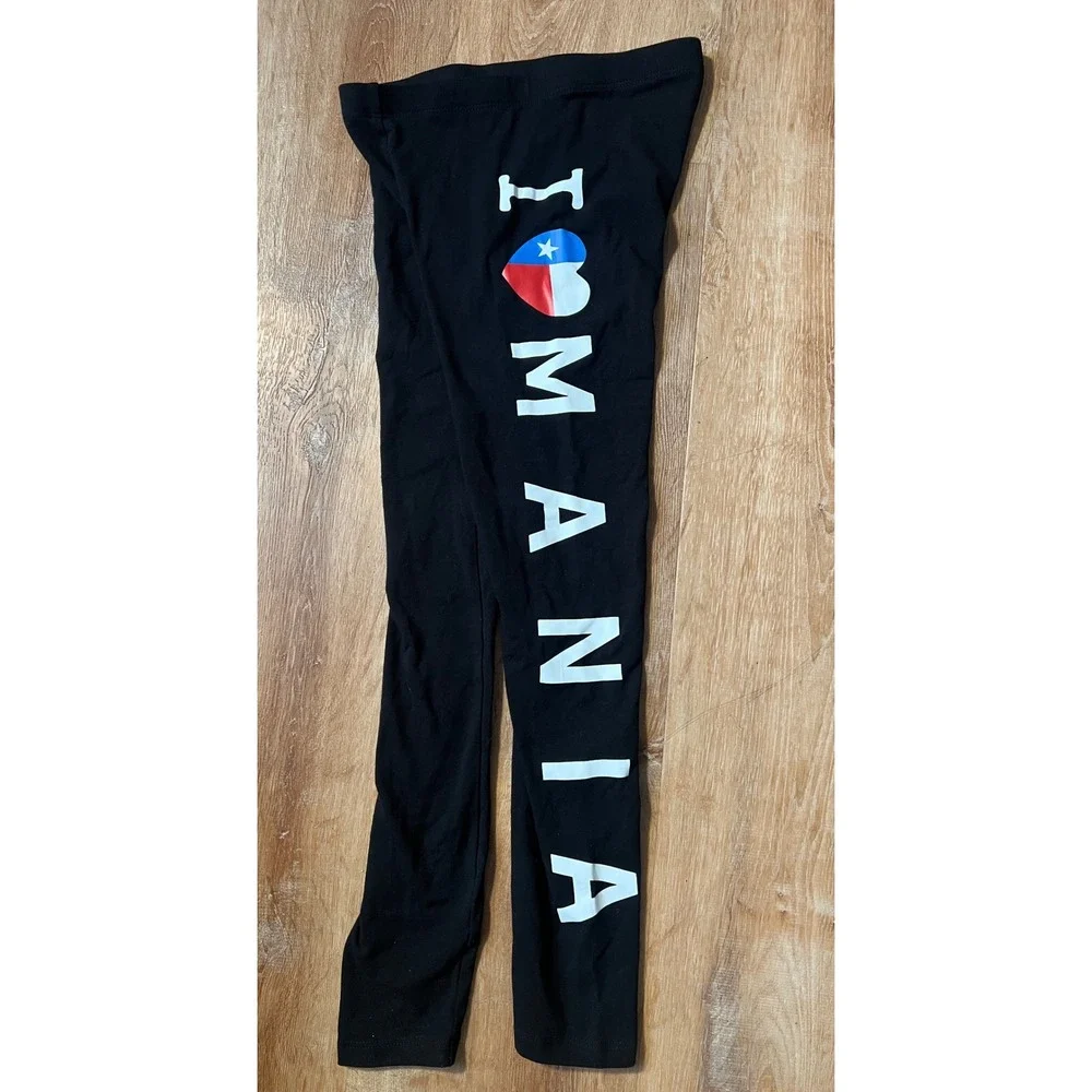 WWE WrestleMania 38 Dallas Texas Black Leggings Womens Size S - Picture 1 of 8